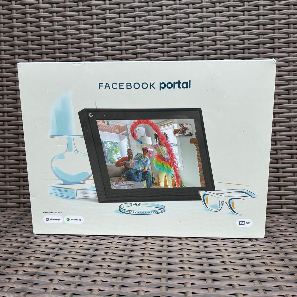 Facebook Portal 10" Smart Video Calling Device Smart Camera & Alexa-New SEALED